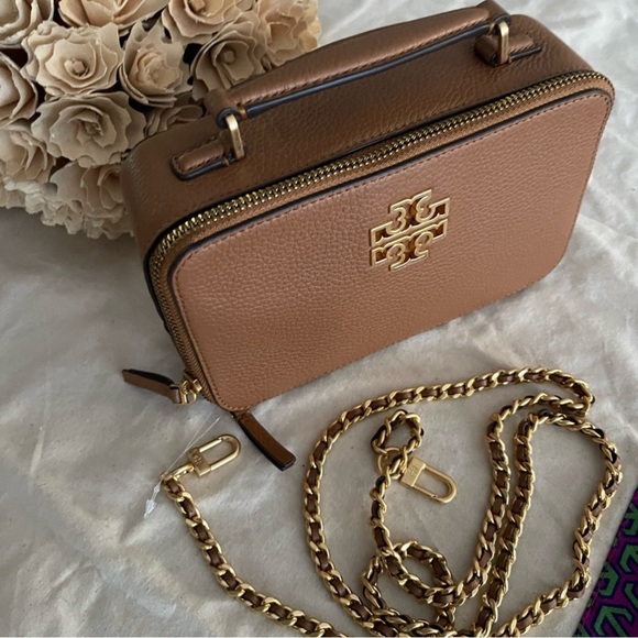 New Tory burch Britten small top handle case crossbody ❤️ - Picture 4 of 10